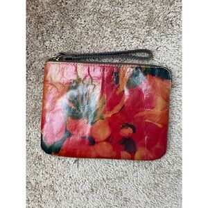 Gorgeous Patricia Nash Cassini Leather Wristlet/Clutch. Floral Style